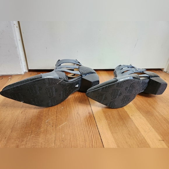 John Fluevog Bekkie Booties- OOAK custom painted. - Picture 7 of 9